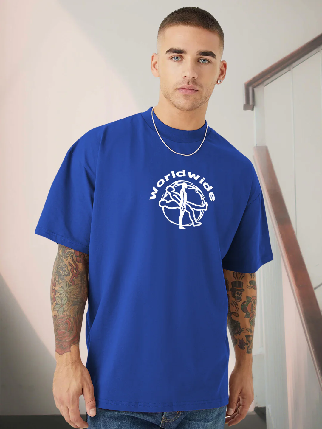 Blue Oversized Unisex